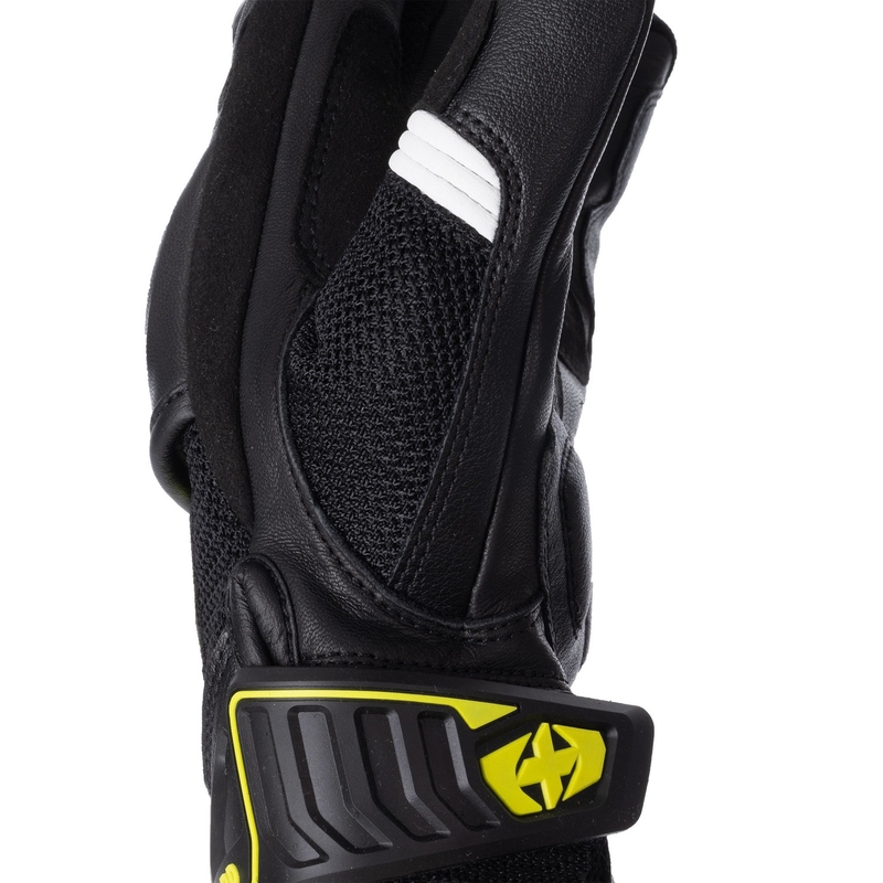 Rękawice motocyklowe Oxford RP-4S 3.0 czarno-biało-żółte