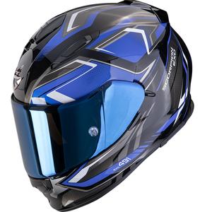 Kask motocyklowy integralny Scorpion EXO-491 Zumo czarno-niebieski