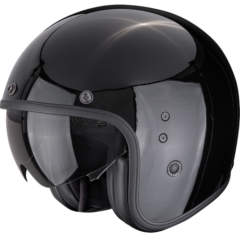 Kask motocyklowy Scorpion Belfast EVO Solid Open Face, czarny