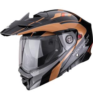 Kask motocyklowy enduro Scorpion ADX-2 Kamps czarno-miedziany