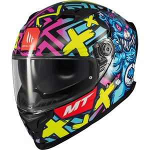 Kask motocyklowy integralny MT Braker SV Crazy Teddy wielokolorowy