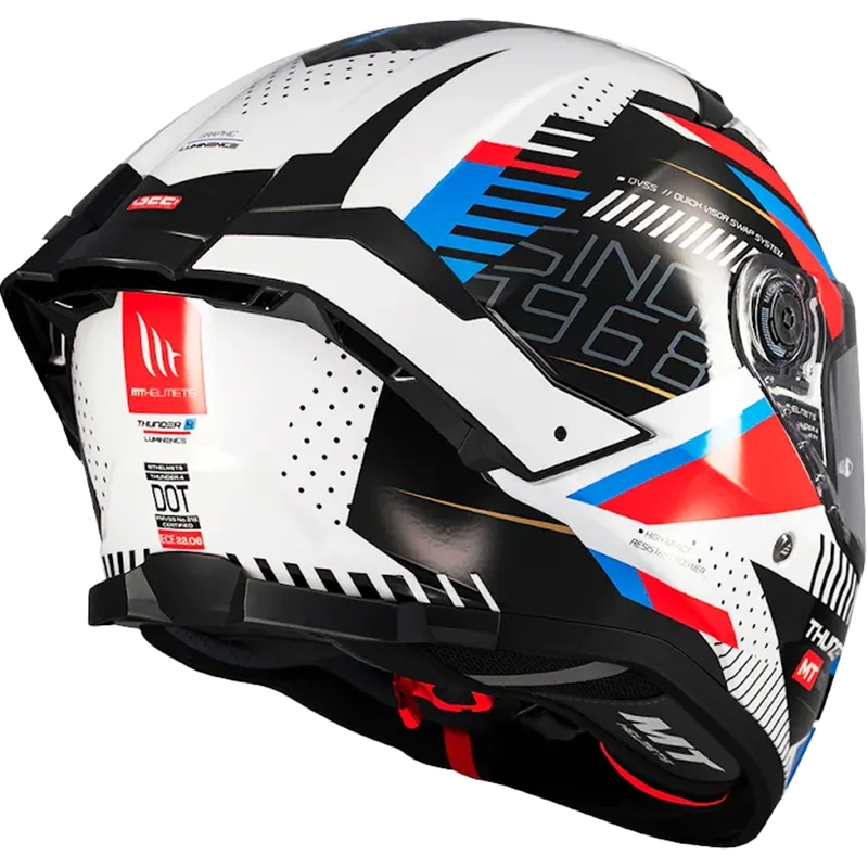 Kask motocyklowy integralny MT Thunder 4 SV Luminence niebieski