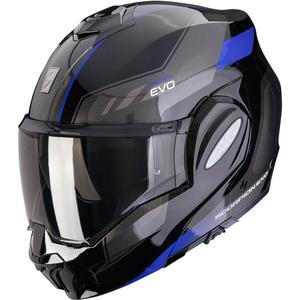 Kask motocyklowy typu flip-up Scorpion EXO-TECH EVO Socius czarno-niebieski