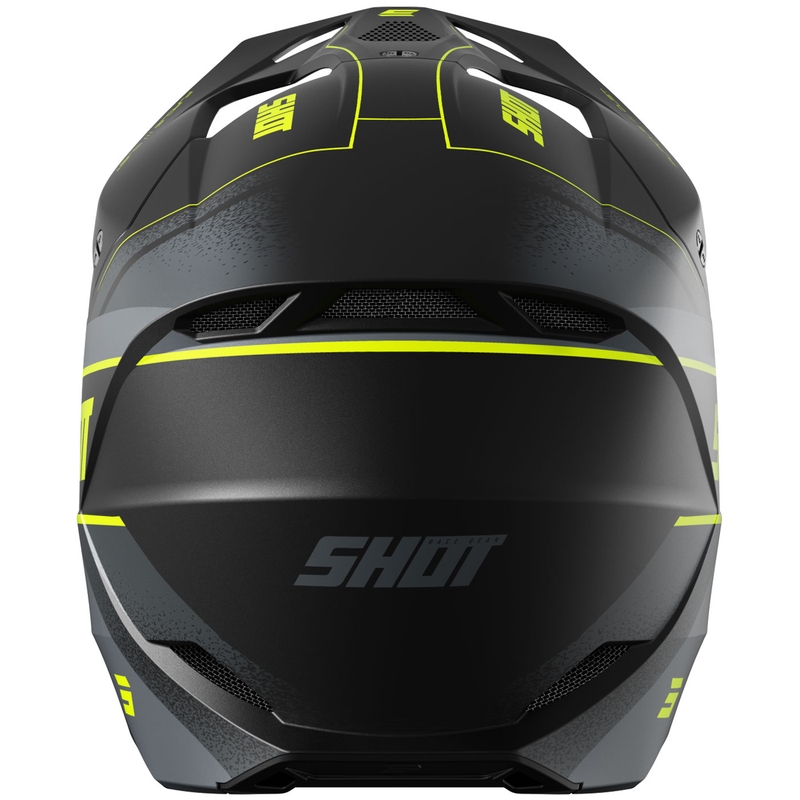 Kask motocrossowy Shot Furious Dust matowy fluo żółty