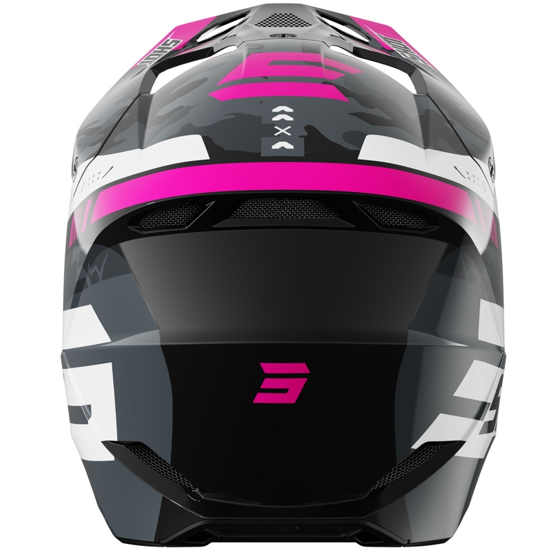 Kask motocrossowy Shot Furious Flash błyszczący różowy
