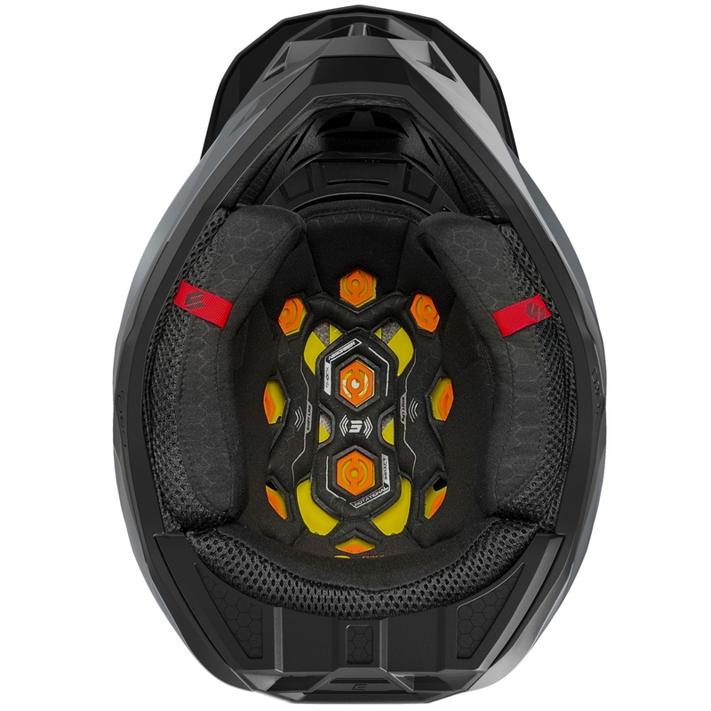 Kask motocrossowy Shot Lite S10 matowy czarno-szary