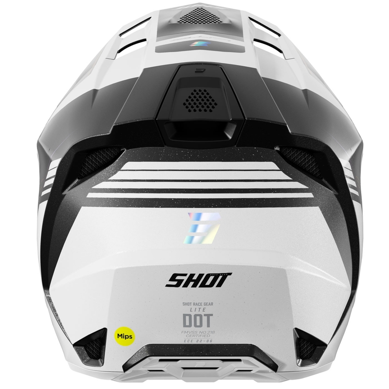 Kask motocrossowy Shot Lite S10 holograficzny perłowy
