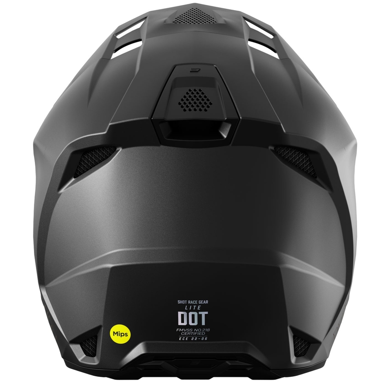 Kask motocrossowy Shot Lite Solid matowy czarny