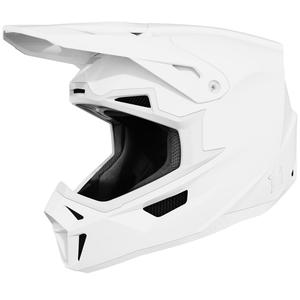 Kask motocrossowy Shot Lite Solid połyskujący biały