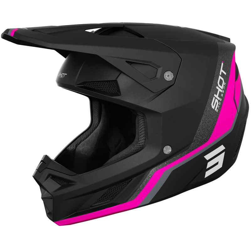 Kask motocrossowy Shot Speed Atomic matowy różowy