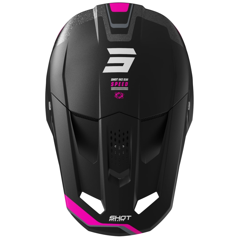 Kask motocrossowy Shot Speed Atomic matowy różowy