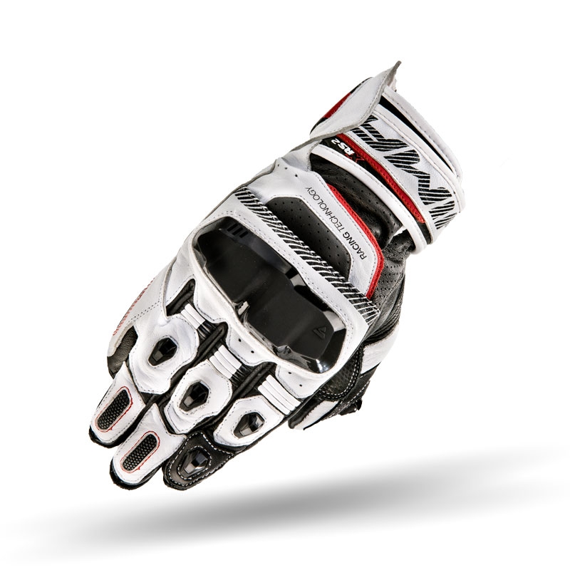 Rękawice motocyklowe Shima XRS-2 biało-czarne wyprzedaż