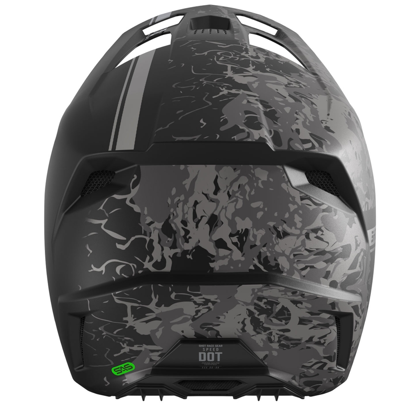 Kask motocrossowy Shot Speed Battle matowy czarny