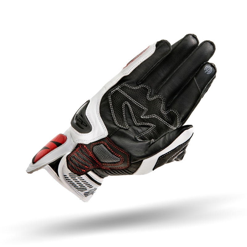 Rękawice motocyklowe Shima XRS-2 biało-czarne wyprzedaż