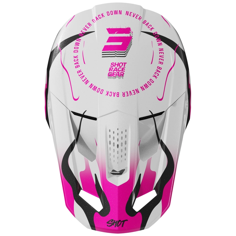 Kask motocrossowy Shot Speed Beast perłowo-różowy