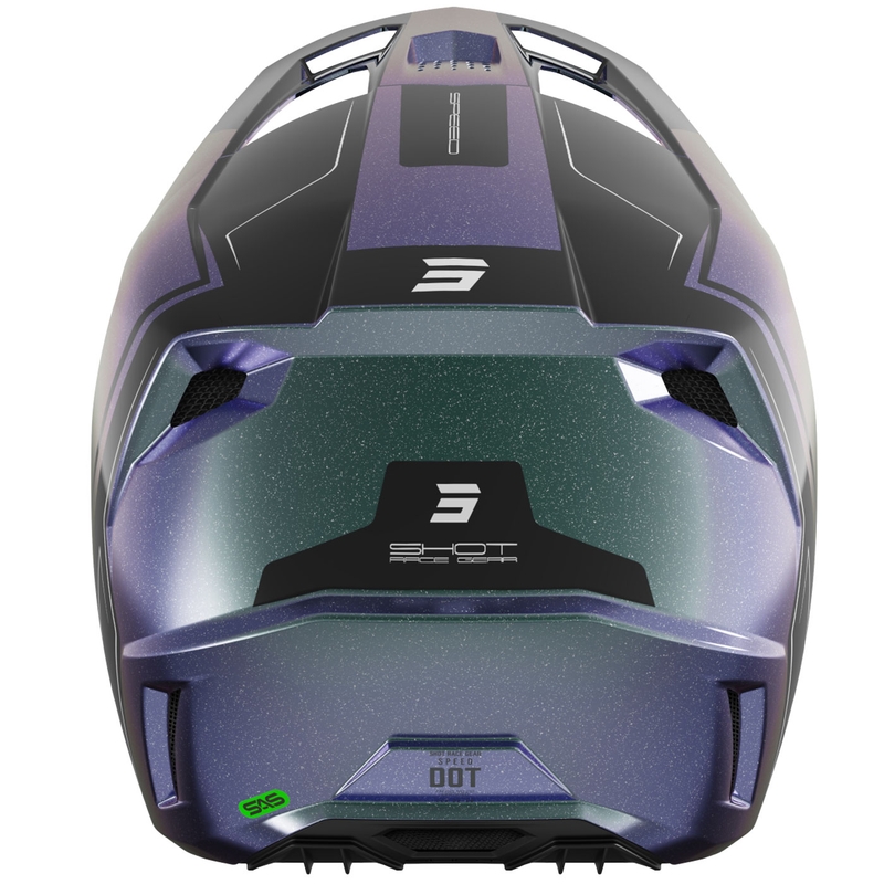 Kask motocrossowy Shot Speed Fury błyszczący cameleon