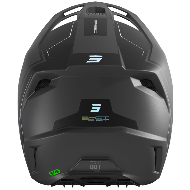 Kask motocrossowy Shot Speed Fury matowy szary