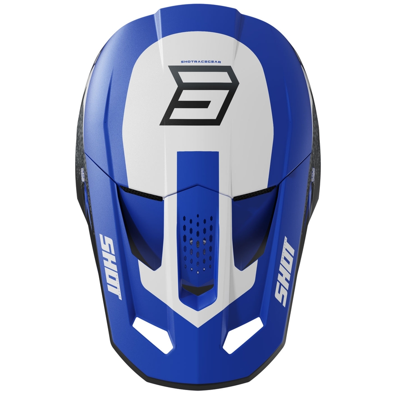 Kask motocrossowy Shot Speed Hybrid matowy niebieski