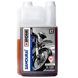 Olej silnikowy syntetyczny Ipone Samourai Racing 2T 1 l truskawkowy