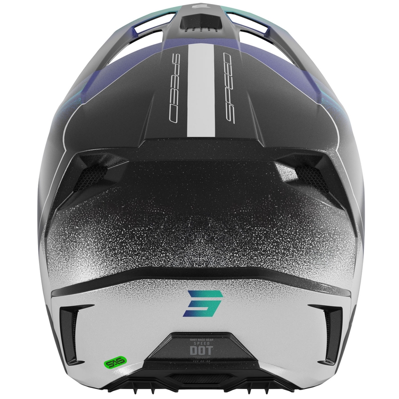 Kask motocrossowy Shot Speed Olymp perłowo-niebieski