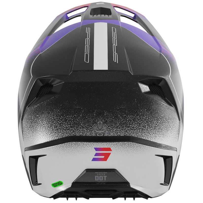 Kask motocrossowy Shot Speed Olymp perłowo-fioletowy