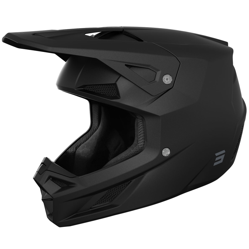 Kask motocrossowy Shot Speed Solid matowo czarny