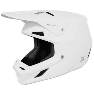 Kask motocrossowy Shot Speed Solid połyskujący biały