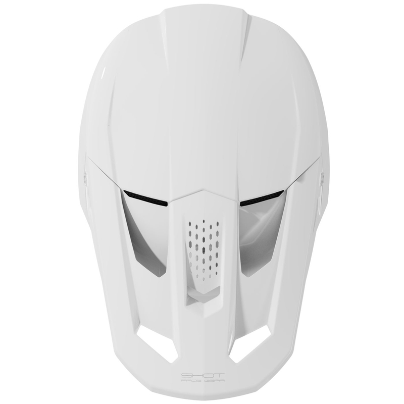 Kask motocrossowy Shot Speed Solid połyskujący biały