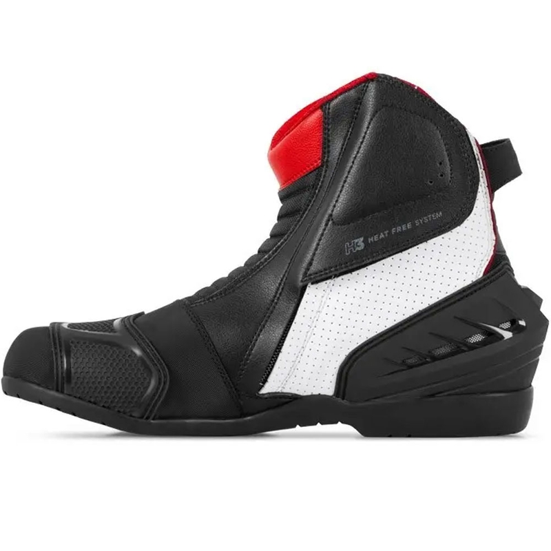Buty motocyklowe Shima SX-6 czarno-biało-czerwone
