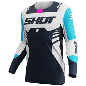Koszulka motocrossowa Shot Aerolite Sprint niebieska