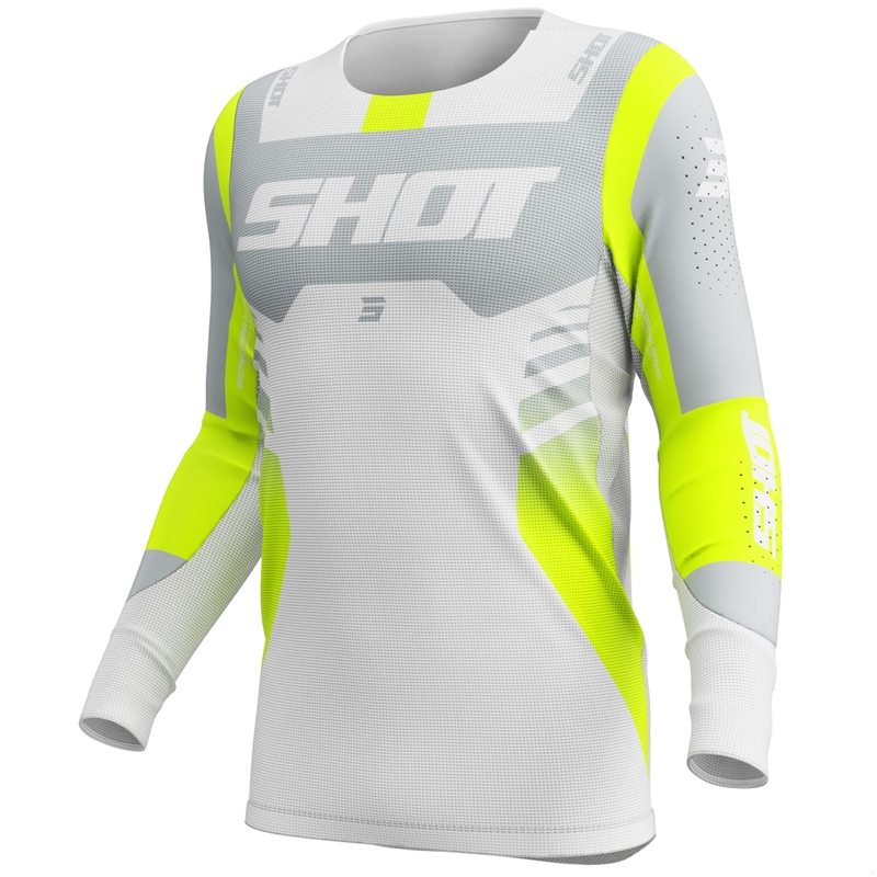 Szara koszulka motocrossowa Shot Aerolite Sprint