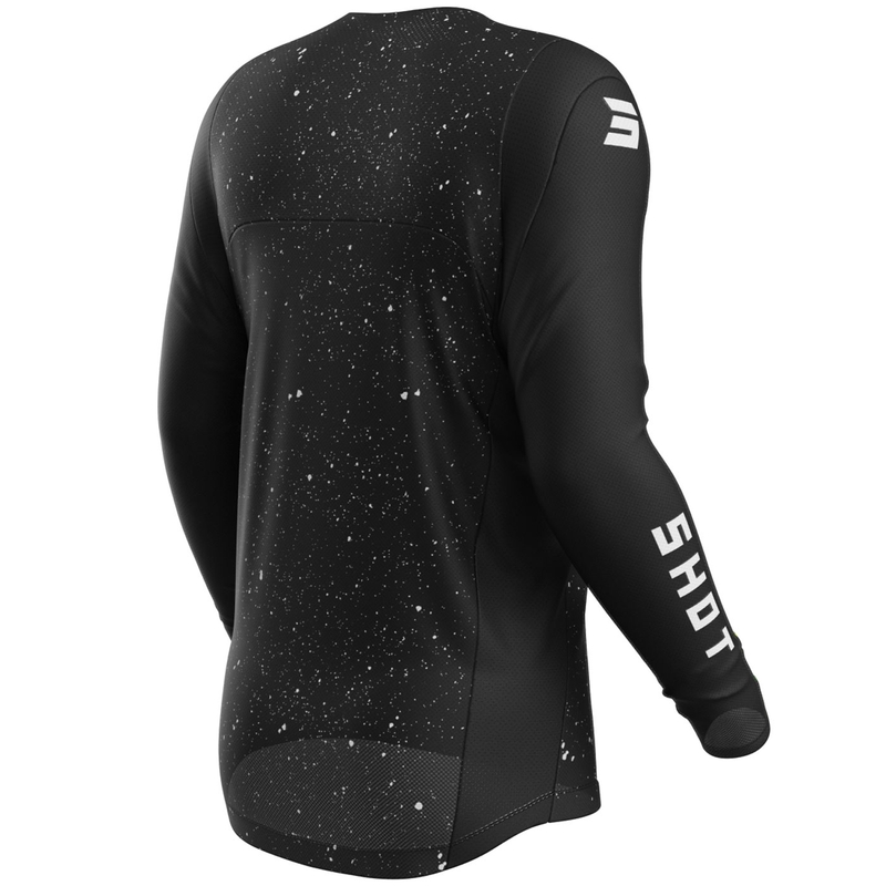 Koszulka motocrossowa Shot Contact Art w kolorze czarnym