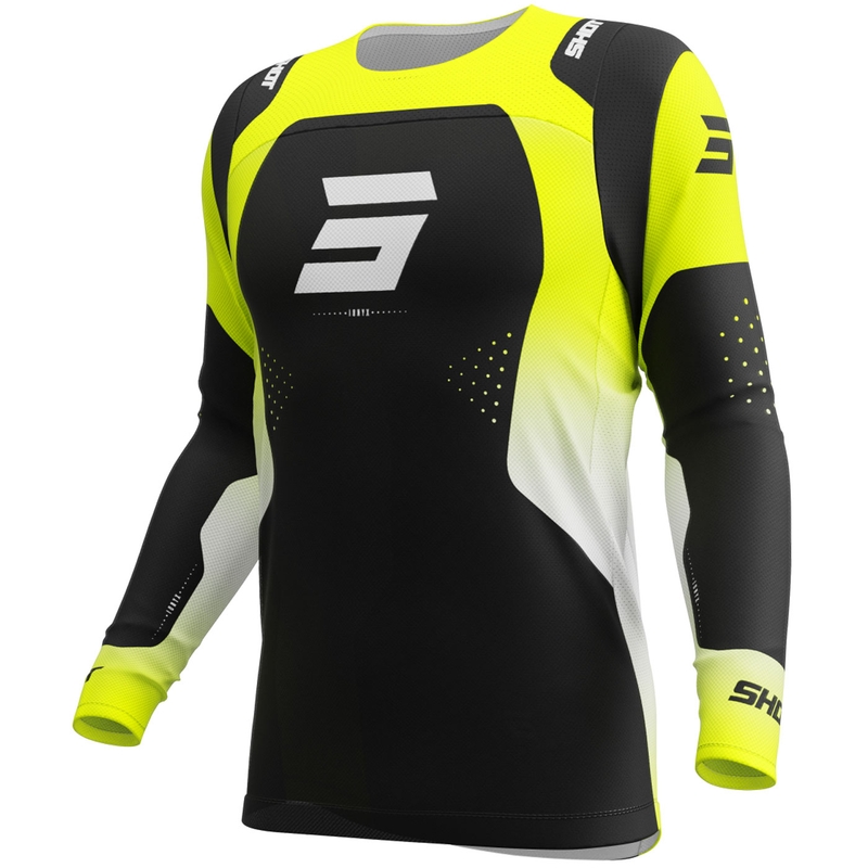 Koszulka motocrossowa Shot Contact Ionyx fluo yellow