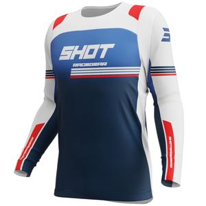 Koszulka motocrossowa Shot Contact Linear Patriot