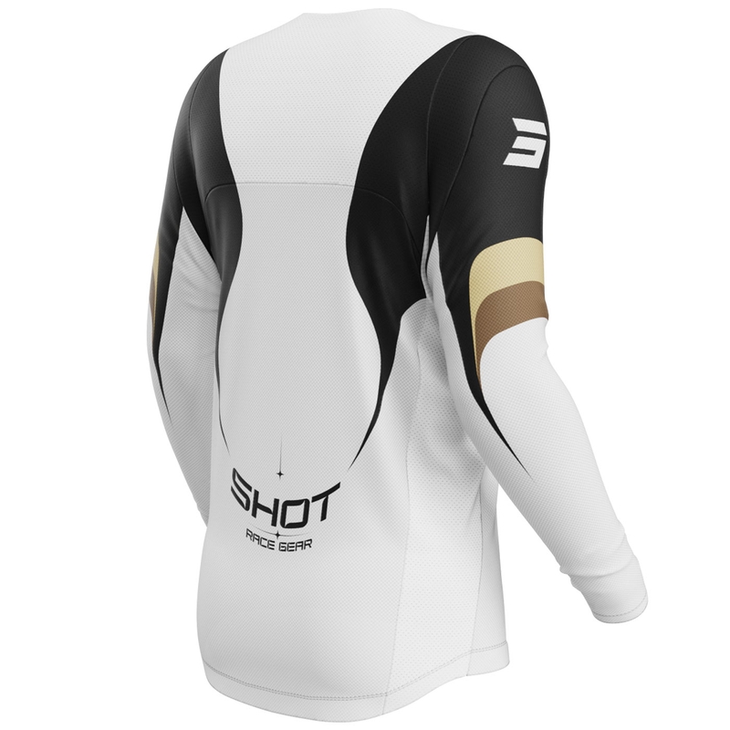 Koszulka motocrossowa Shot Contact Manta w kolorze białym