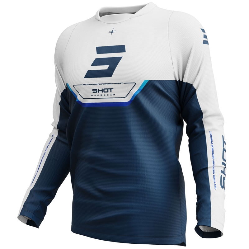 Koszulka motocrossowa Shot Devo Daytona w kolorze niebieskim