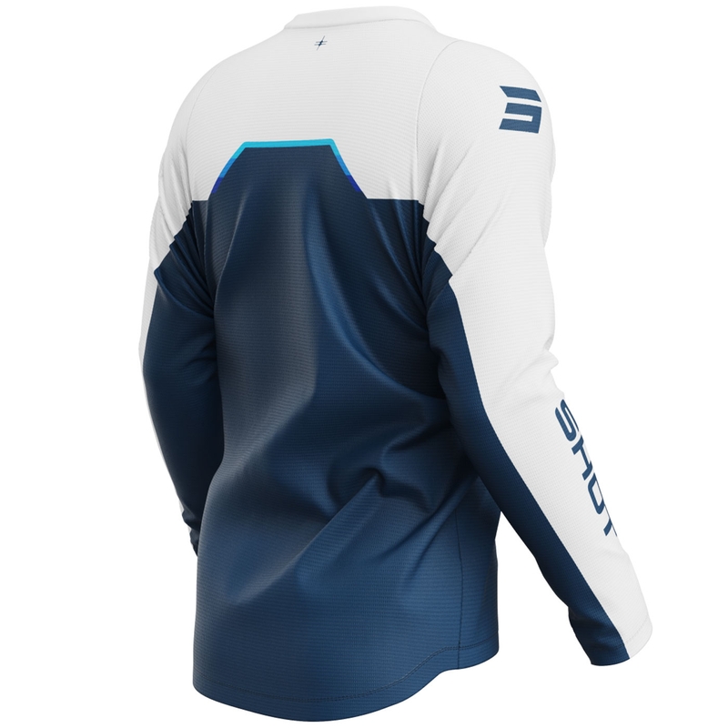 Koszulka motocrossowa Shot Devo Daytona w kolorze niebieskim