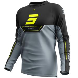 Koszulka motocrossowa Shot Devo Daytona fluo yellow