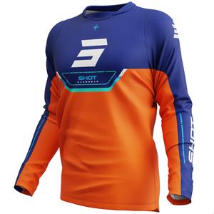Koszulka motocrossowa Shot Devo Daytona pomarańczowa