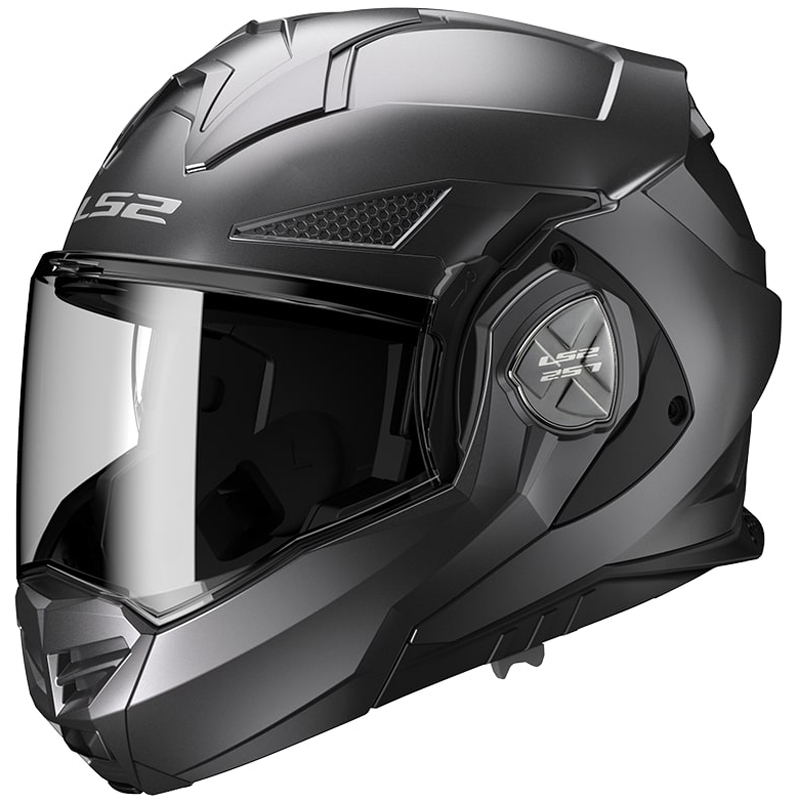Kask motocyklowy typu flip-up LS2 FF901 Advant X Solid tytan matowy