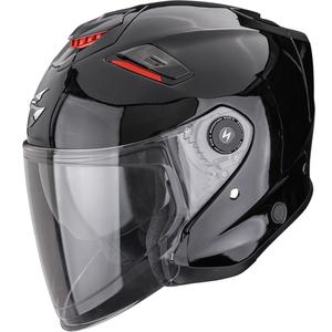 Kask motocyklowy otwarty Scorpion EXO-GT Jet Solid, metaliczny, czarny