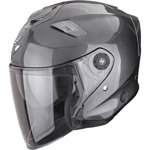 Kask motocyklowy otwarty Scorpion EXO-GT Jet Solid w kolorze metalicznym szarym