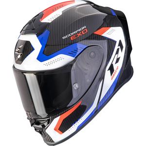 Kask motocyklowy integralny Scorpion EXO-R1 EVO II Carbon Air Propel czarno-biało-czerwony