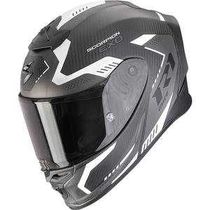 Kask motocyklowy integralny Scorpion EXO-R1 EVO II Carbon Air Propel, matowy, czarno-srebrny