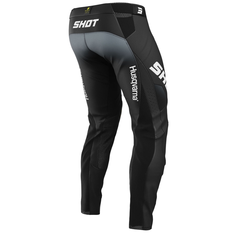 Spodnie motocrossowe Shot Aerolite HVA 26 czarno-szare