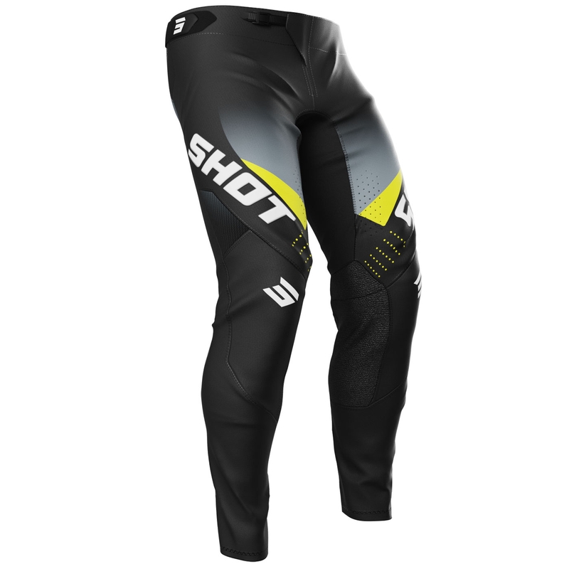 Spodnie motocrossowe Shot Aerolite HVA 26 czarno-szare
