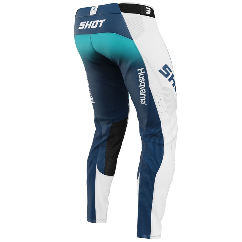 Spodnie motocrossowe Shot Aerolite HVA 26 niebieskie