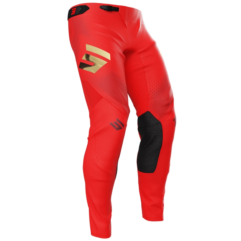Spodnie motocrossowe Shot Aerolite Space w kolorze czerwonym