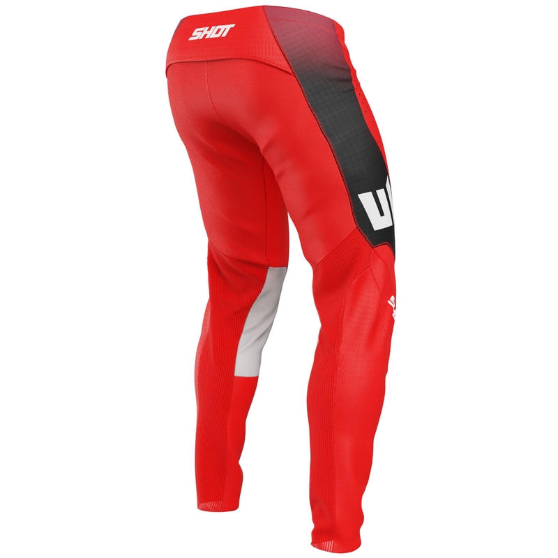 Spodnie motocrossowe Shot Contact Ionyx w kolorze czerwonym