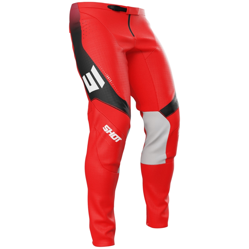 Spodnie motocrossowe Shot Contact Ionyx w kolorze czerwonym